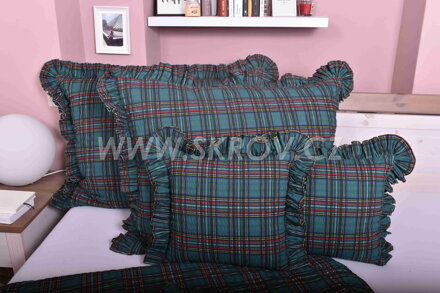 Skotská kostka zelená KRKR